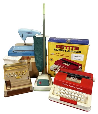 Lot 197 - A collection of vintage metal toys. To include...