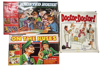 Lot 285 - Three vintage board games, to include On The...