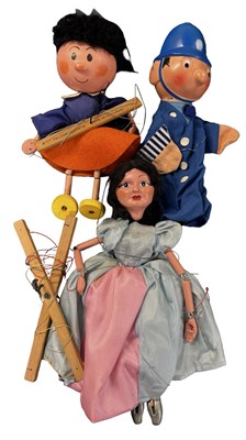 Lot 270 - Three puppets, to include a Pelham Florence...