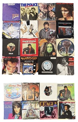 Lot 206 - A collection of mostly 1980s 7" vinyl singles,...