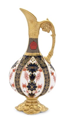 Lot 26 - A Royal Crown Derby ewer in neo-classical...