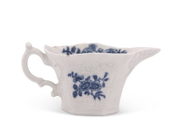 Lot 50 - An early Worcester cream boat