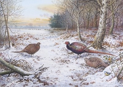Lot 466 - Carl Donner (b.1957), Pheasant, Partridge and...