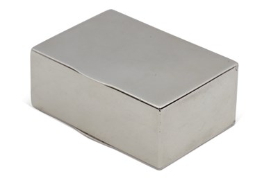 Lot 294 - An early 20th Century silver double lidded...