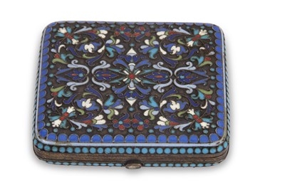 Lot 297 - A 19th Century Russian silver and Cloisonne...