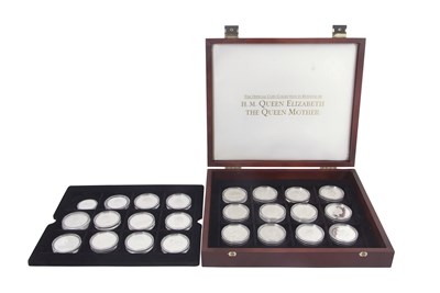 Lot 300 - A cased set of proof coins minted by The Royal...