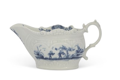 Lot 176 - An 18th Century Worcester porcelain cream boat...