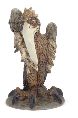 Lot 89 - A Burslem pottery grotesque Wally bird titled "...