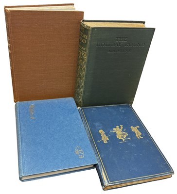 Lot 365 - A A MILNE: 4 Titles: THE HOLIDAY ROUND, London,...