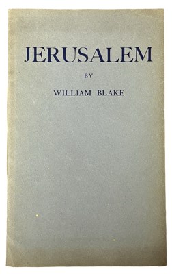 Lot 854 - WILLIAM BLAKE TRIANON PRESS Jerusalem...