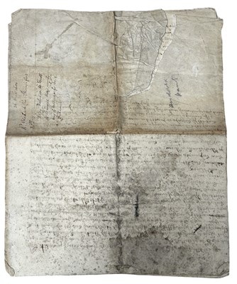 Lot 1093 - MANUSCRIPT FROM THE REIGN OF KING CHARLES THE...