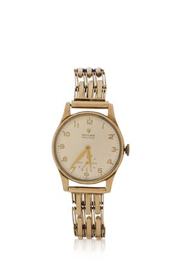 Lot 324 - A 9ct gold cased Rolex Precision gents...