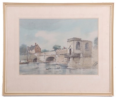 Lot 583 - Arthur E.Davies (1893-1989), "The Ouse at...