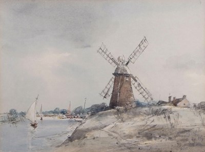 Lot 588 - Arthur E.Davies (1893-1989), "Stracey Mill, Nr...