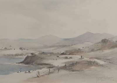 Lot 595 - Arthur E. Davies (1893-1983), Snowdonia,...