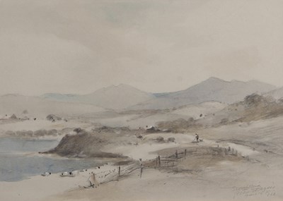 Lot 595 - Arthur E. Davies (1893-1983), Snowdonia,...