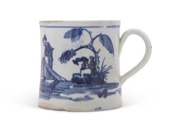 Lot 67 - A Vauxhall coffee can painted with two figures...