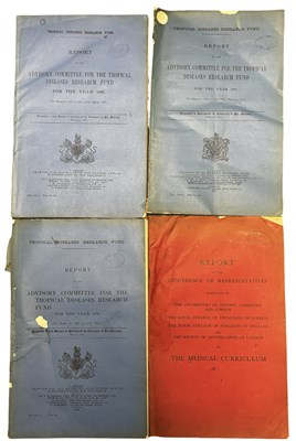 Lot 995 - MEDICINE AND DISEASE REPORTS: 4 Titles: REPORT...