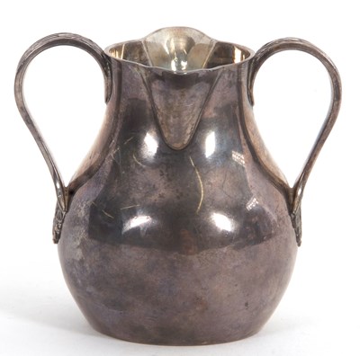 Lot 17 - A Victorian silver double lipped jug of plain...