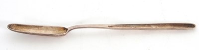 Lot 22 - A George III silver double ended marrow scoop,...