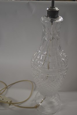 Lot 238 - Waterford Crystal Tramore Lamp