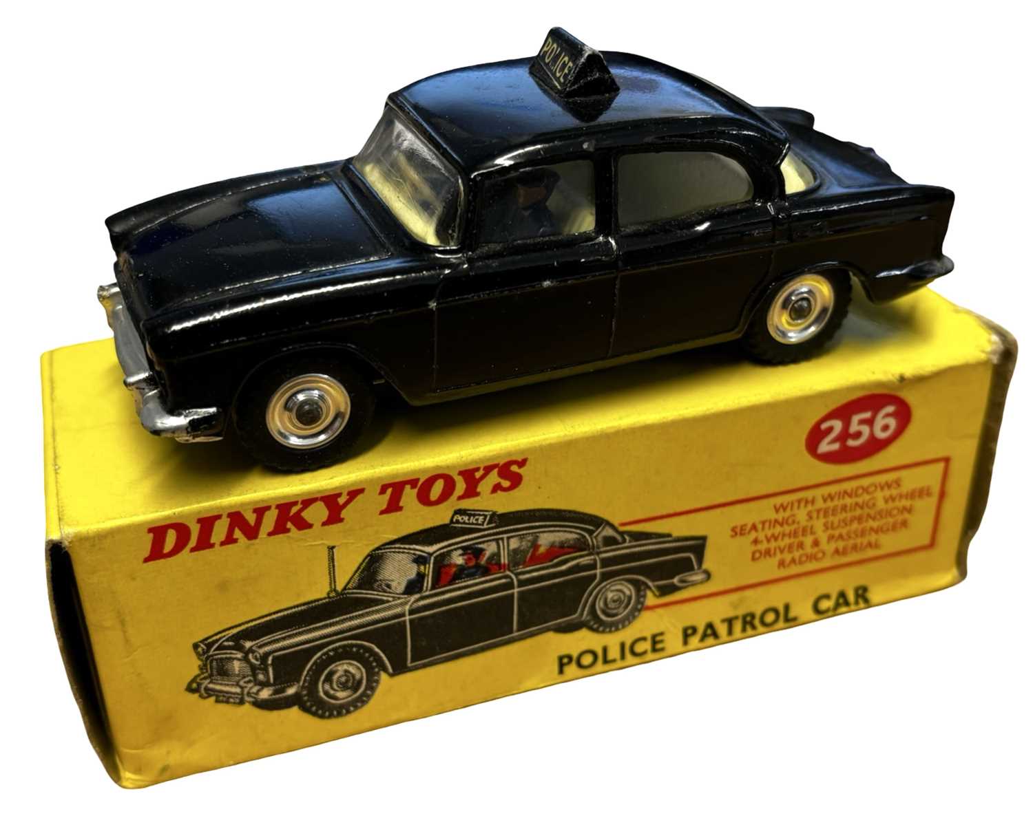 Lot 40 - A boxed Dinky 256 Police Patrol Car [lacking...