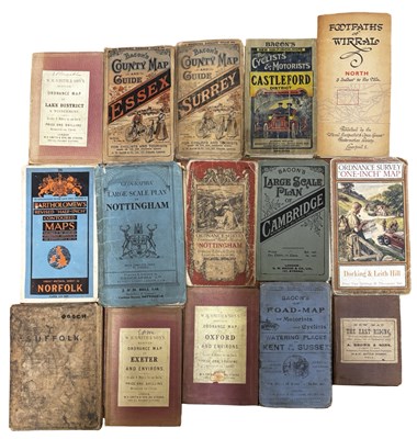 Lot 813 - ONE PACKET: Various 19th century tourist maps,...