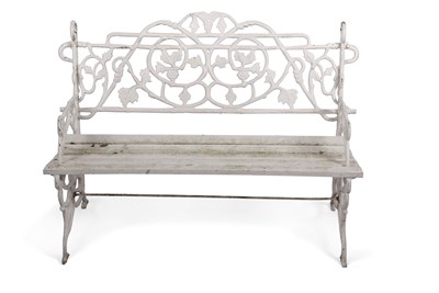 Lot 368 - A late 19th or early 20th Century iron framed...