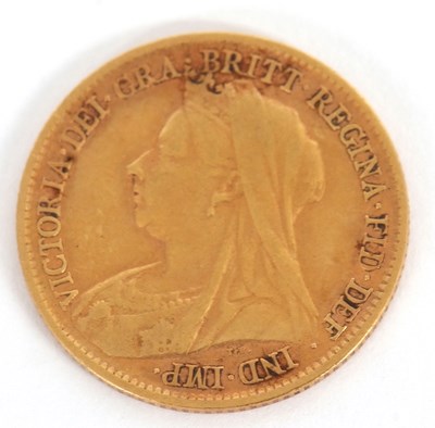 Lot 217 - A Victorian 1898 half sovereign, 3.94g