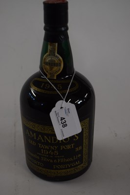 Lot 438 - Amandio's Old Tawny Port, 1945, bottled 1973,...