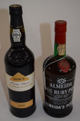 Lot 449 - Almeida 1966 Ruby Port, bottled 1977 and Dow's...