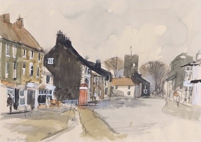 Lot 458 - John Tookey (b.1957), High Street view,...