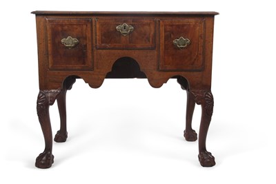 Lot 483 - An 18th Century walnut low boy with one...