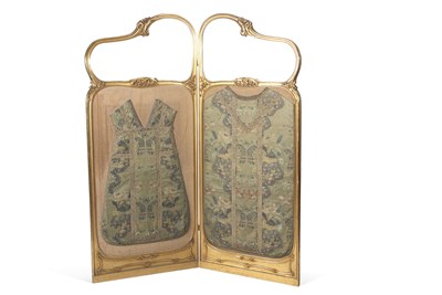 Lot 417 - A 19th Century gilt wood screen of slightly...