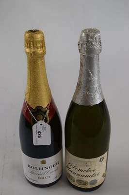 Lot 426 - Bollinger Special Cuvee Champagne and...