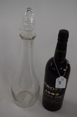 Lot 453 - 1963 Croft Vintage Port together with a Port...