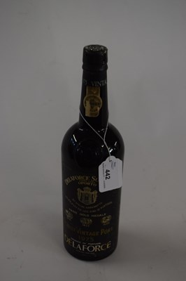 Lot 442 - One bottle of 1975 Delaforce Vintage Port