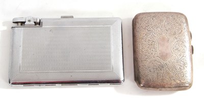 Lot 46 - Mixed Lot: An Edwardian silver cigarette case...