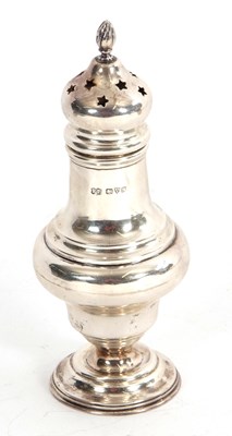 Lot 49 - An early 20th Century silver caster having a...
