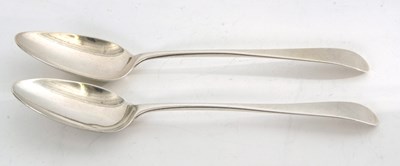 Lot 60 - A pair of George III Old English pattern...