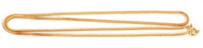 Lot 201 - An 18ct foxtail chain necklace, with tag...