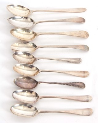 Lot 87 - Mixed Lot: A group of five hallmarked silver...