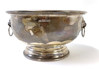 Lot 94 - An Elizabeth II silver rose bowl of plain...