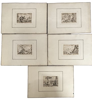 Lot 1037 - 16TH CENTURY BIBLE ETCHINGS. A small...