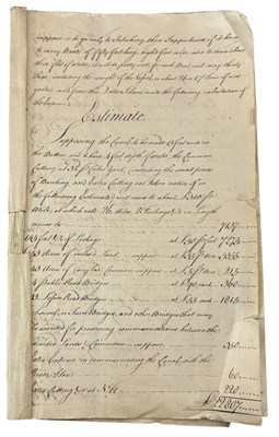 Lot 1078 - ENGINEERING MANUSCRIPT. Robert Whitworth -...