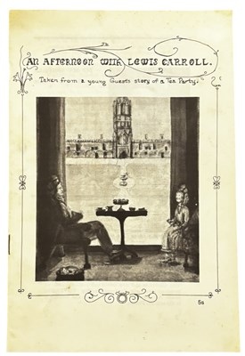 Lot 843 - An afternoon with Lewis Carroll : taken from a...