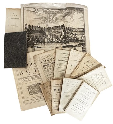 Lot 932 - 18th Century Pamphlets. A collection of 11...