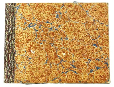 Lot 803 - ARCHITECTURE SKETCH BOOK. Late 19th[?] oblong...