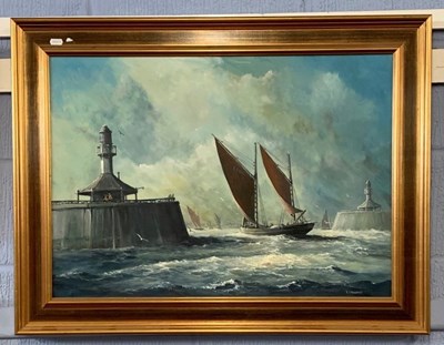 Lot 19 - Joe Crowfoot (b.1946) "Lowestoft Sailing...