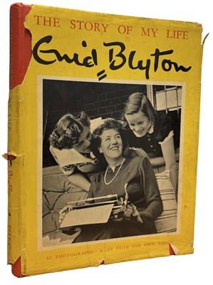 Lot 294 - INSCRIBED ENID BLYTON: THE STORY OF MY LIFE,...